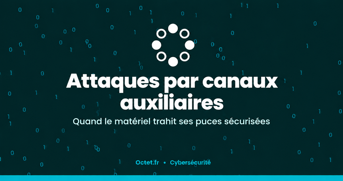 Attaques par canaux auxiliaires : quand le matériel trahit ses puces sécurisées