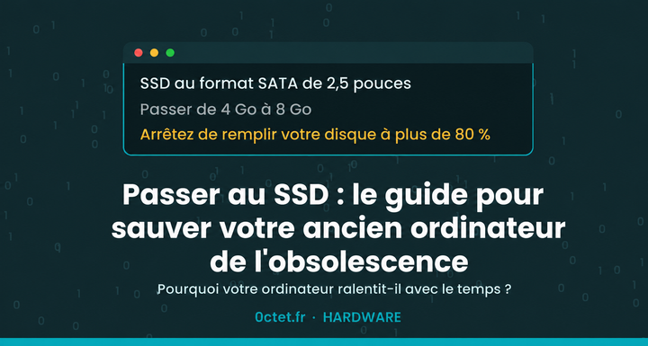 Passer au SSD : le guide pour sauver votre ancien ordinateur de l'obsolescence